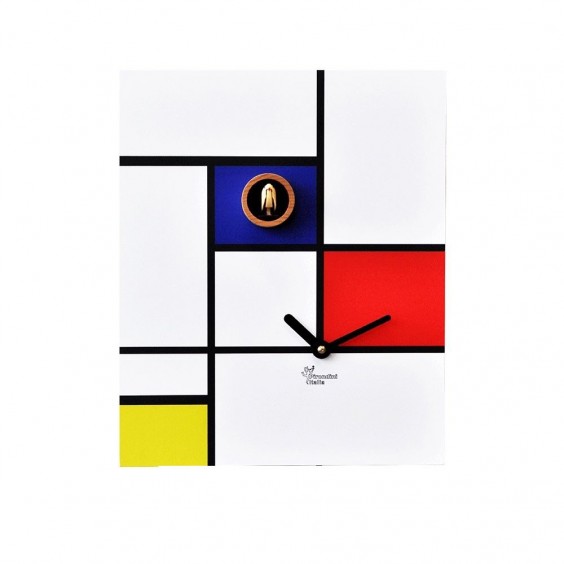 D'Apres Mondrian Orologio cucù Pirondini - Agof Store