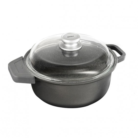 Granito Induction Casseruola con coperchio Risoli - Agof Store