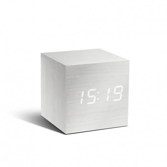 Gingko Cube Click Clock Tischuhr - Agof Store