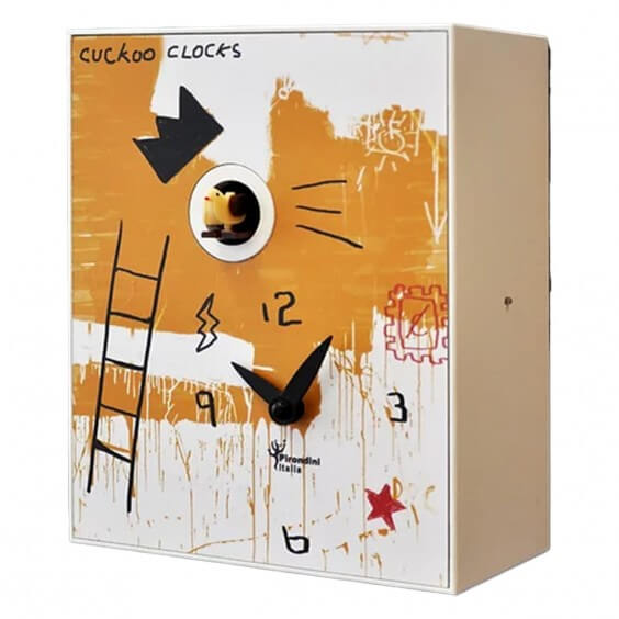 Pirondini D'Apres Basquiat Cuckoo Clock - Agof Store