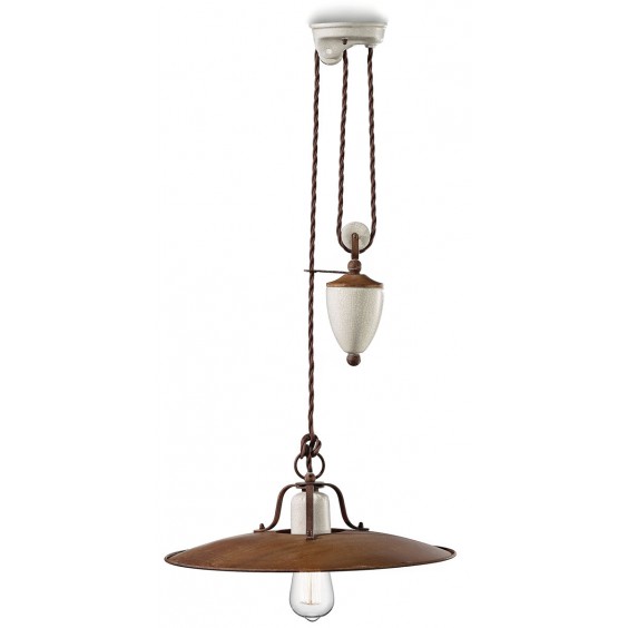 Ferroluce Grunge C1436 pendant lamp - Agof Store