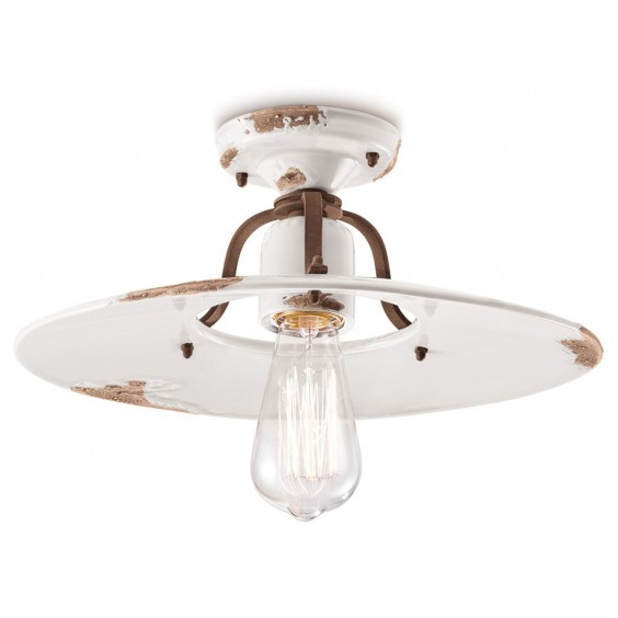 Ferroluce Country C1444 wall ceiling lamp - Agof Store