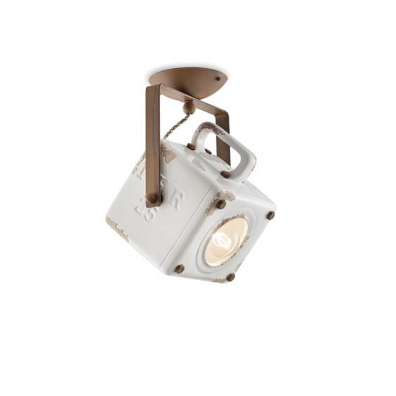 Ferroluce Industrial C1653 wall ceiling lamp - Agof Store