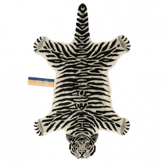 Doing Goods Snowy Tiger Large rug - Agof Store