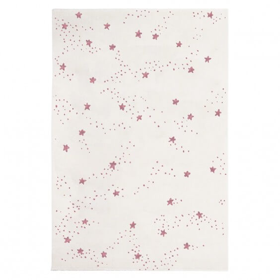 Star Constellation Pink tappeto per bambini AFK Living - Agof Store