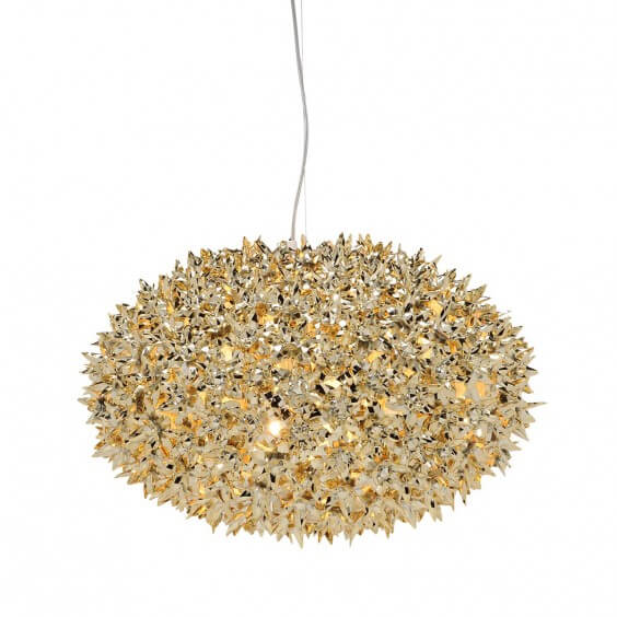 Bloom S1 Metallisiert Pendelleuchte by Kartell - Agof Store