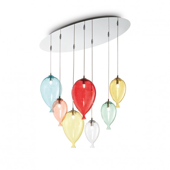 Clown 7 Lampada a sospensione Ideal Lux - Agof Store