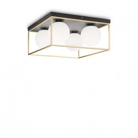 Lingotto 4 Lampada da parete soffitto Ideal Lux - Agof Store