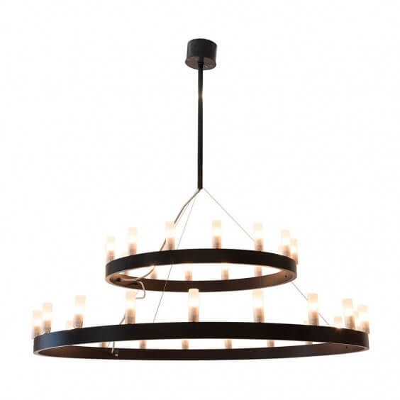 Chandelier doppio lampada a sospensione FontanaArte - Agof Store