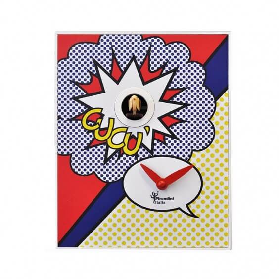 Pirondini D'Apres Roy Lichtenstein Cuckoo Clock - Agof Store