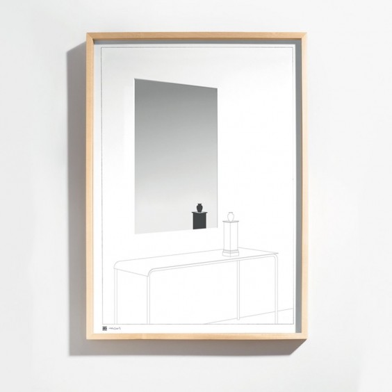 Danese Milano Drawing n.13 Mirror - Agof Store