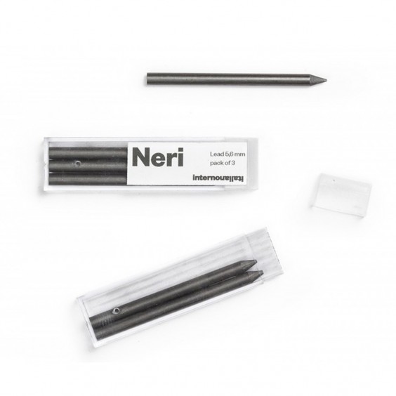 Internoitaliano Set Refill für Neri Bleistift Stift - Agof Store