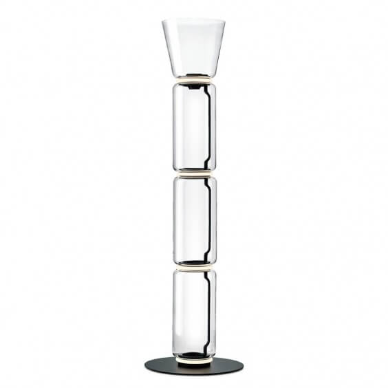 Flos Noctambule 3 High Cylinder & Cone Big Base Floor Lamp - Agof Store