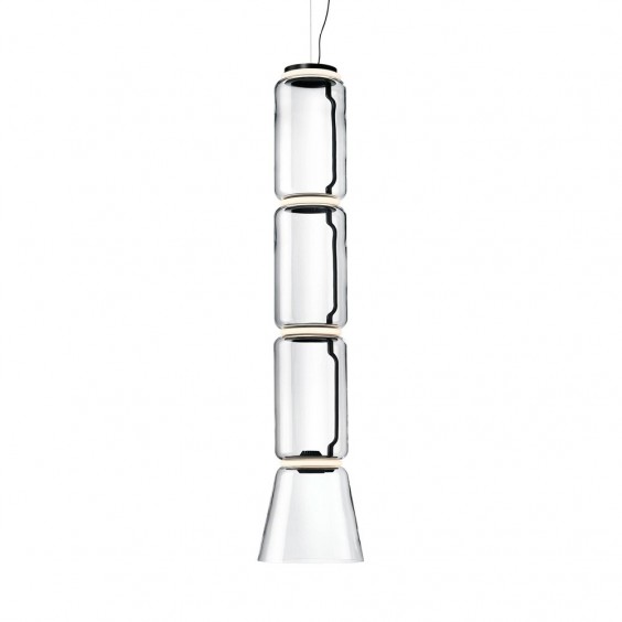 Flos Noctambule 3 Low Cylinders & Cone Pendant Lamp - Agof Store