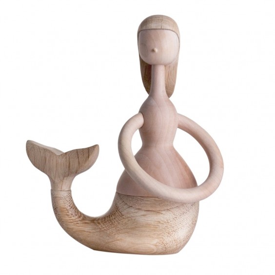 Architectmade Mermaid Wooden Figurine - Agof Store