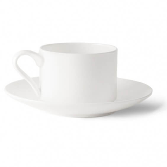 Aida Tasse stapelbarer mit untertasse (2 Stk.)